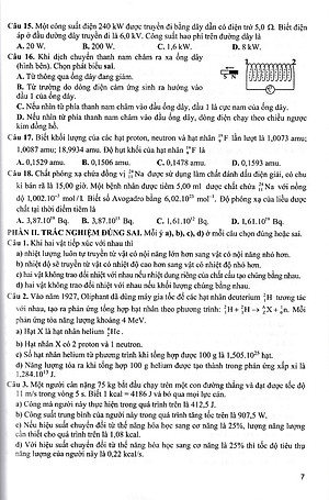 Bộ đề ôn tập thi tốt nghiệp THPT môn Vật lý