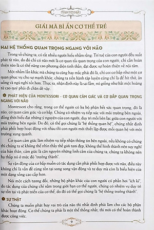 Sách Phương Pháp Montessori - Cẩm Nang Nuôi Dạy Con