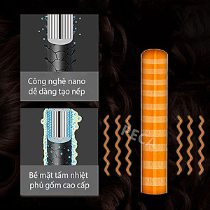 Máy uốn tóc Kemei KM-9942 điều chỉnh 4 mức nhiệt độ chuyên nghiệp dây điện xoay 360 độ thuận tiện uốn xoăn, uốn lọn tạo nhiều kiểu phù hợp với mới loại tóc