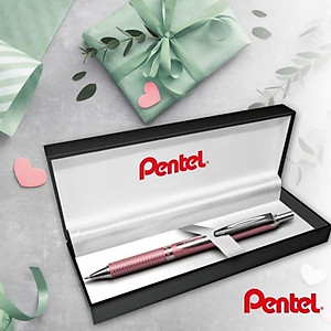 Bút ký Pentel Bl407 cao cấp ngòi 0.7mm mực xanh thân kim hợp nhôm bền đẹp