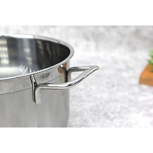 Bộ xửng hấp 3 đáy inox 430 FiveStar Standard  nắp kính size 26cm tặng 5 muỗng ăn