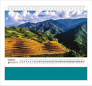 Lịch bàn Phong Cảnh Vùng Cao 2026 - Lịch Cơm Có Thịt