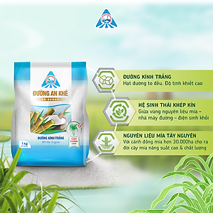 Đường kính trắng Đường An Khê 1kg