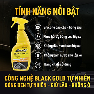 Xịt Dưỡng Và Làm Bóng Vỏ Xe FORMULA 1 615238 680ml Bóng Sâu Tự Nhiên Chống Ngả Màu Lốp Xe - Nhập Khẩu Chính Hãng