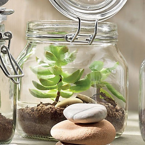 Hũ thủy tinh nắp cài Bormioli Rocco Fido 750ml – Kín hơi, bảo quản thực phẩm cao cấp Ý