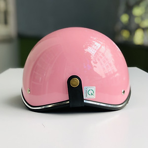 Mũ bảo hiểm nửa đầu RONA hali viền bạc chính hãng, nón bảo hiểm freesize cho nam và nữ