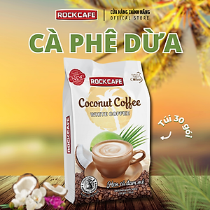 Cà phê dừa ROCKCAFE (Túi 30 gói)