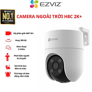 Camera Eziz Ngoài Trời H8C 2MP/ C8C 4Mp - Đèn Còi Báo Động - Màu Ban Đêm - Đàm Thoại 2 Chiều - Xoay 360 Độ - Hàng chính hãng