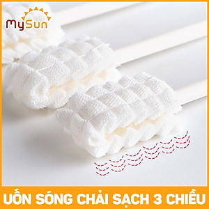 Gạc Rơ/ Tưa Lưỡi Cho Bé MySun 30 Que, Dệt Sợi Cotton 100%