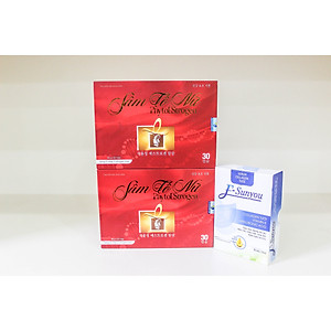 COMBO 2 HỘP VIÊN UỐNG LÀM ĐẸP DA SÂM TỐ NỮ PHYTO ESTROGEN TẶNG KÈM 1 HỘP COLLAGEN TƯƠI