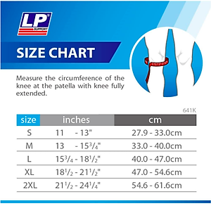 Băng bảo vệ gối LP SUPPORT LP781 (Đen) - Hàng chính hãng