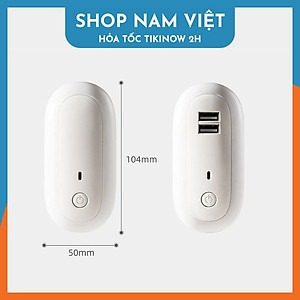 Đèn Ngủ Oval Thông Minh Kèm Remote, 10 Cấp Độ Sáng, Hẹn Giờ Tắt - Chính Hãng NAVIVU