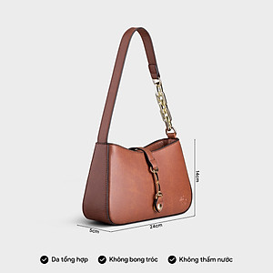 Túi Lata ( Thời trang nữ dự tiệc size 24- Túi đeo chéo da HN108 )