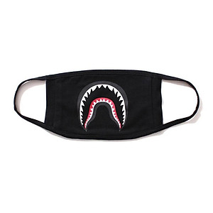 Bape Mask Shark Transparent Khẩu Trang Bape Shark Cá Mập A Bathing