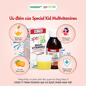 TPBVSK Special kid Multivitamin - Siro Bổ sung vitamin và khoáng chất - Hỗ trợ nâng cao sức khỏe, tăng cường sức đề kháng (125ml) [Siro - Nhập khẩu Pháp]