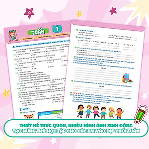 Sách Phiếu bài tập cuối tuần Toán lớp 4