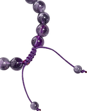 Vòng Đá Thạch Anh Tím Phối Charm Ngọc Quý Gemstones VT29