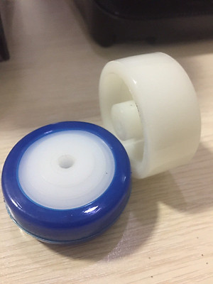 Bánh xe đẩy rời nhựa Pu, bánh xe rời không càng - PAREO