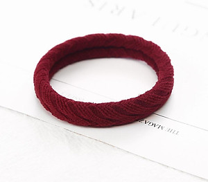 Sét 10 dây buộc tóc bản to HD28 mầu ngẫu nhiên