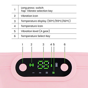 Máy Massage Làm Ấm Bụng, Đai Đeo Giảm Đau Bụng Kinh Nguyệt, Làm Ấm Tử Cung Cho Phụ Nữ Đến Kì 3 CHẾ ĐỘ