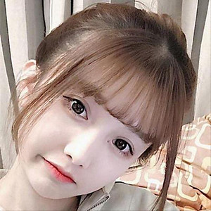 Tóc giả nữ đẹp ️️ FREESHIP ️️ mái thưa tóc thật 100%