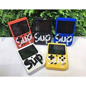 Máy Chơi Game Đôi 2 Người Chơi Có 400 Trò Chơi Tặng Kèm Tay Cầm, Pin, Sạc Và Dây AV Lên Tv