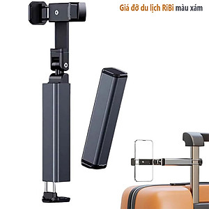 Kẹp Điện Thoại Gấp Gọn Mini Đa Năng RiBi - Giá Đỡ Kẹp Bàn Xoay 360° Tiện Lợi Du Lịch - Hàng Chính Hãng