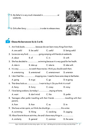 Sách Big 4 Bộ Đề Tự Kiểm Tra 4 Kỹ Năng Nghe - Nói - Đọc - Viết (Cơ Bản Và Nâng Cao) Tiếng Anh Lớp 8 Tập 1