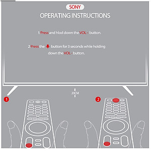 Điều Khiển Giọng Nói Smart TV, Tivi Thông Minh Dành Cho SONY BRAVIA - Hàng nhập khẩu