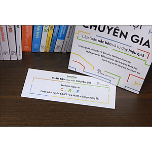 Sách Phản biện như một chuyên gia - Lập luận sắc bén và tư duy hiệu quả