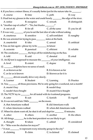 Sách Bồi Dưỡng Học Sinh Giỏi Tiếng Anh Lớp 9