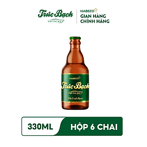Bia Trúc Bạch IPA Craft - Hộp 6 chai 330ml