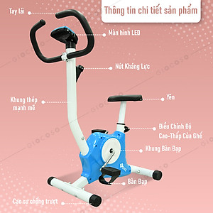 Bg Xe đạp tập thể dục trong nhà Mẫu Exercise Bike: YS02 (hàng nhập khẩu)