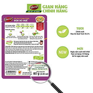 Combo 3 gói Gia Vị Hoàn Chỉnh Barona - Bún Bò Huế 80g