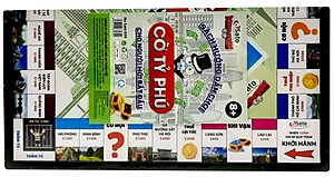 Cờ Tỉ Phú MoNoPoLy Vui Nhộn cho bé - Hàng Việt Nam SATO có hướng dẫn tiếng việt Bibebo