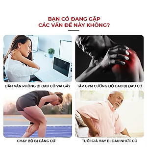 ￼[LOẠI 1 PIN KHỎE] Máy massage cầm tay, máy massage cổ vai gáy 6 Cấp Độ Chuyên Sâu Đa Năng Bảo Hành 12 Tháng