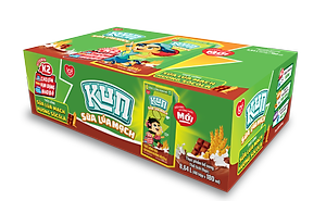 Thùng 48 Hộp Sữa SoCola Lúa Mạch KUN 180ml/hộp