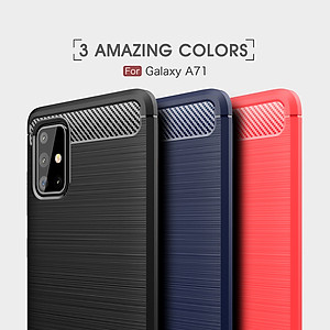 Ốp lưng chống sốc cho Samsung Galaxy A71 hiệu Likgus (chuẩn quân đội, chống va đập, chống vân tay) - Hàng nhập khẩu