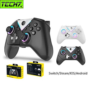 Gamepad tay game Không dây Bluetooth CM617 led RGB cho máy tính, laptop, smartphone, máy tính bảng, máy game hàng nhập khẩu