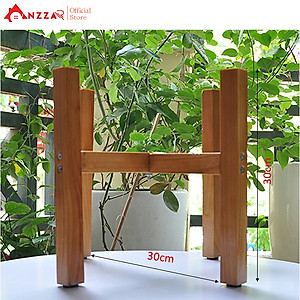 ĐÔN GỖ ĐỂ CÂY CẢNH TRANG TRÍ NHÀ CỬA, ĐÔN GỖ ĐỂ CHẬU HOA BẰNG GỖ THÔNG ĐẸP-02