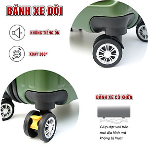 TẶNG TÚI ĐỰNG GIÀY + THẺ TAG - Vali cao cấp TRIP LUX89 size 20inch có ngăn đựng Laptop - Hàng chính hãng