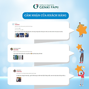 Dầu Gan Cá Mập Omega 3 Astaxanthin Genki Fami Nhật Bản, Bổ Mắt, Bổ Não Tốt Cho Tim Mạch Hộp 90 viên