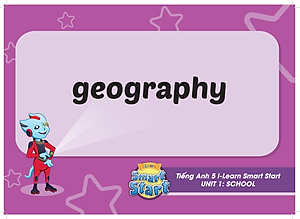 Tiếng Anh 5 i-Learn Smart Start - Flashcards