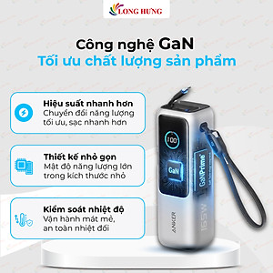 Sạc dự phòng Anker Zolo Power Bank High-Power Multi Device USB-C 165W 25000mAh A1695 - Hàng chính hãng