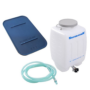 Bàn ủi hơi nước bình treo công nghiệp ES-94A Silver Star + Mặt nạ chống bóng vải - Hàng Chính Hãng