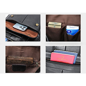 Túi xách công sở nam - Túi đeo chéo nam BHM8579 vừa laptop 13inch, tài liệu A4