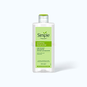 Nước cân bằng da Simple Kind To Skin Soothing Facial Toner giúp làm dịu da (200ml) - Hàng chính hãng