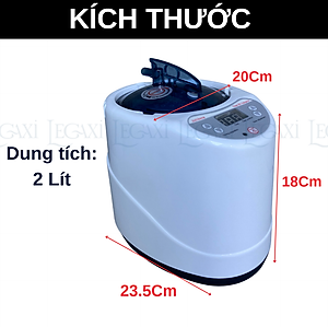 Nồi xông hơi điện tại nhà xông hơi khử trùng thư giãn Spa tại gia tích hợp remote điều khiển từ xa Legaxi