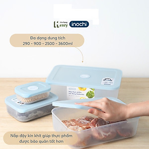 Hộp Thực Phẩm Trữ Đông Hokkaido 290-900-2500-3600 - An Toàn, Tiện Lợi, Bảo Quản Thực Phẩm Tươi Ngon - INOCHI