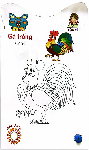 Sách Bé tô màu - Động vật